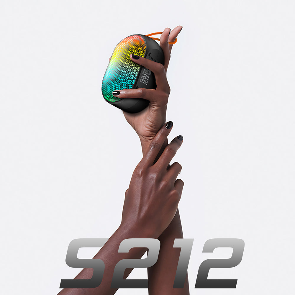 Lenyes S212 Su Geçirmez RGB Işıklı Askılı Taşınabilir Kablosuz Bluetooth Hoparlör v5.3 Lenyes S212 Su Geçirmez RGB Işıklı Askılı Taşınabilir Kablosuz Bluetooth Hoparlör v5.3